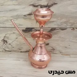 قلیان مسی کوچک ( مینیاتوری ) - رنگ ثابت - مس حیدری