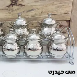 ست جا ادویه و پاسماوری کروم مدل آرشیدا - مس حیدری