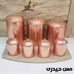 ست جا ادویه و پاسماوری مسی مدل اطلس - مس حیدری