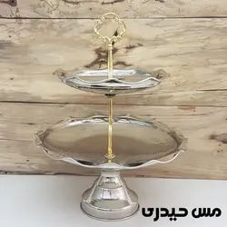 شیرینی خوری کروم دو طبقه طرح آرشیدا   - مس حیدری