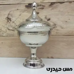 شکلات خوری کروم پایه دار مدل سوگل - مس حیدری