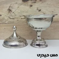 شکلات خوری کروم پایه دار مدل سوگل - مس حیدری