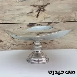 شیرینی خوری کروم طرح شقایق  - مس حیدری