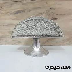 جا دستمالی رومیزی کروم طرح رز - مس حیدری