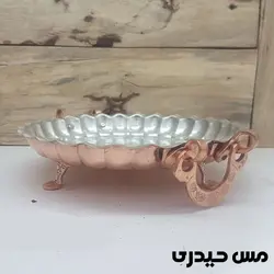 دیس مسی گرد مدل طرح دار انگشتی  - مس حیدری