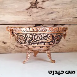 شکلات خوری مسی قلم سه پایه کوتاه سلنا  - مس حیدری