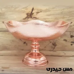 آجیل خوری مسی طرح فلاور ساخت زنجان- مس حیدری