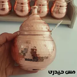ست جا ادویه و پاسماوری مسی مدل هلما - مس حیدری