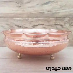 شکلات خوری مسی سه پایه طرح هنر زنجان  - مس حیدری