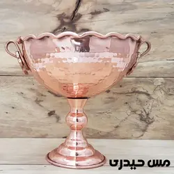 شکلات خوری مسی چکشی گوشواره دار طرح سهیل  - مس حیدری
