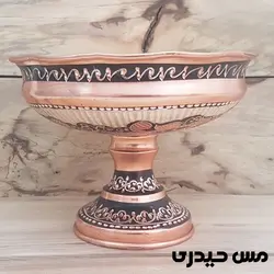 شکلات خوری مسی نقره کوب طرح آرشیدا - نانو شده - مس حیدری