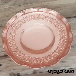 شیرینی خوری پایه دار مسی طرح رز - نانو شده - مس حیدری