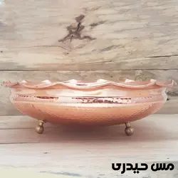 میوه خوری مسی سه پایه طرح هنر زنجان  - مس حیدری