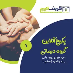 پکیج گروه درمانی بهبودیابی از غم و اندوه (سطح ۱) - [زنده و برخط] شماره ۱