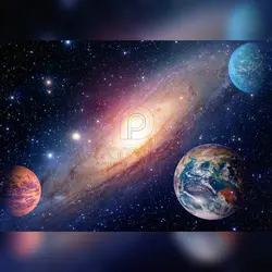 چاپ پوستر دیواری کهکشان و فضا کد ۳۰۱۸