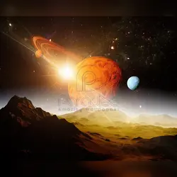 چاپ پوستر دیواری کهکشان و فضا کد ۳۰۲۲