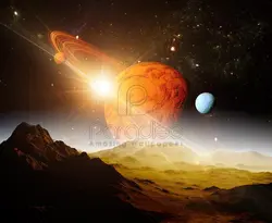 چاپ پوستر دیواری کهکشان و فضا کد ۳۰۲۲