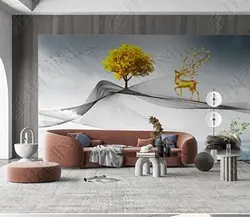 چاپ پوستر دیواری پشت تلویزیون کد 2084