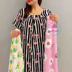 پیراهن کوتاه نخی کد1021