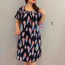 پیراهن کوتاه نخی کد1021