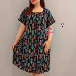 پیراهن کوتاه نخی کد1021