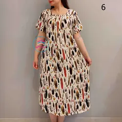 پیراهن ساحلی نخی کد1072