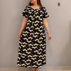 پیراهن ساحلی نخی کد1072