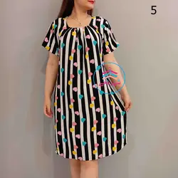 پیراهن کوتاه نخی کد 1087