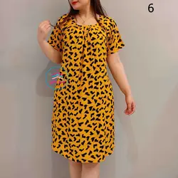 پیراهن کوتاه نخی کد 1087