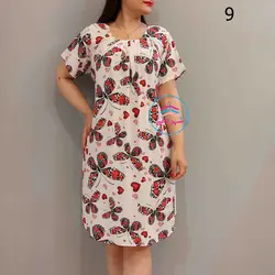 پیراهن کوتاه نخی کد 1087