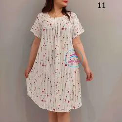 پیراهن کوتاه نخی کد 1087