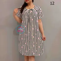 پیراهن کوتاه نخی کد 1087