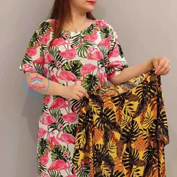 پیراهن بلند ساحلی کد:1090