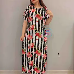 پیراهن بلند ساحلی کد:1090