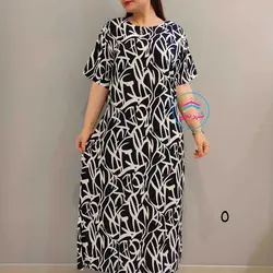 پیراهن بلند ساحلی کد:1090