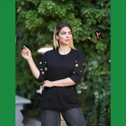 بلوز استین سه ربع کد 1096