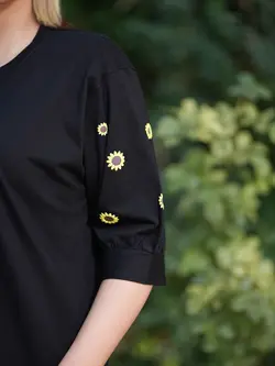 بلوز استین سه ربع کد 1096