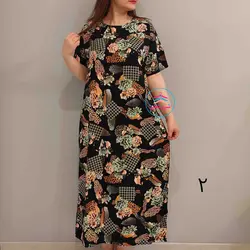 پیراهن بلند نخی  کد:1134