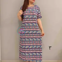 پیراهن بلند نخی  کد:1134