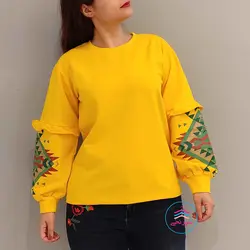 بلوز آستین چیندار کد 1150