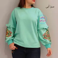 بلوز آستین چیندار کد 1150