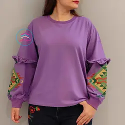 بلوز آستین چیندار کد 1150