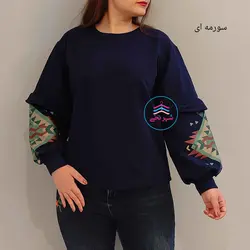 بلوز آستین چیندار کد 1150