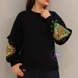 بلوز آستین چیندار کد 1150