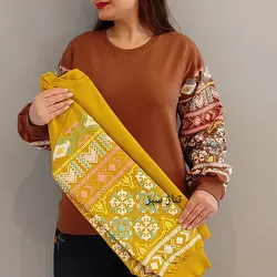 بلوز آستین مینیاتوری کد:1296