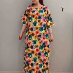 پیراهن بلند طرحدار کد:1448