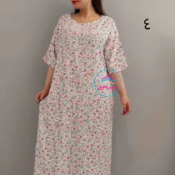 پیراهن بلند طرحدار کد:1448