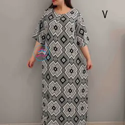 پیراهن بلند طرحدار کد:1448