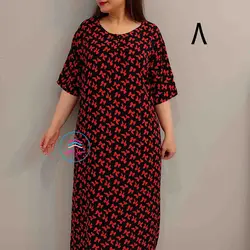 پیراهن بلند طرحدار کد:1448