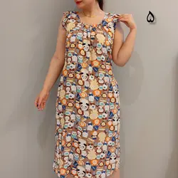 پیراهن  فانتزی با بند قابل تنظیم  کد:1466